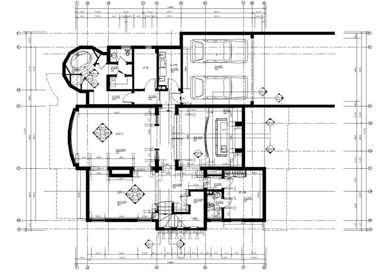 [上海]上海浦东新区东郊花园丨cad施工图