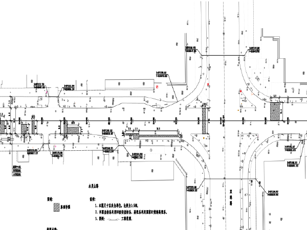 结构图  人行道铺装  无障碍坡道结构图  盲道交叉布置  交通工程平面