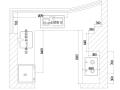 室内装修设计-U型厨房CAD施工图纸