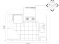 一整套L型厨房CAD施工图设计方案