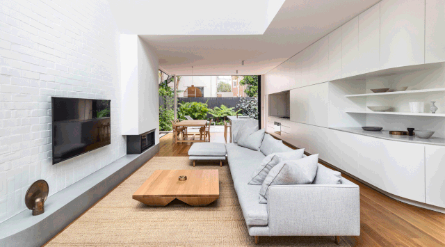 196㎡狭长户型,这样设计简单又温馨