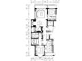 [上海]紫香舸-知名地产翡翠滨江3居室样板房CAD施工图+效果图