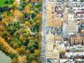 从高空看纽约中央公园，才知道美国规划多有远见！