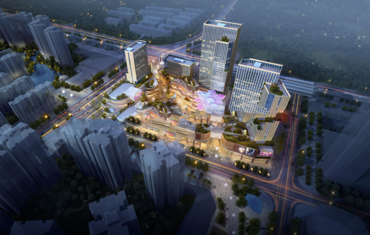 [四川]成都红光里龙城国际(六期)商业广场概念设计