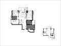 [上海]梁志天—上海东方曼哈頓样板房施工图丨施工图+实景照片