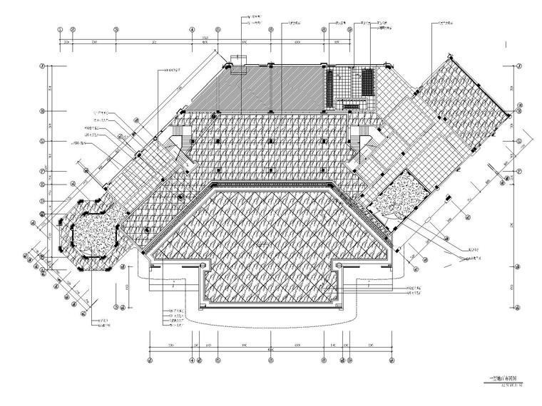 [福建]品川-福州名城销售大厅&酒店大堂室内装修施工图纸