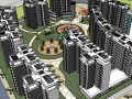 [辽宁]高层住宅小区建筑模型设计