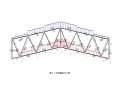 人字形单斜式腹杆屋架钢结构设计计算书