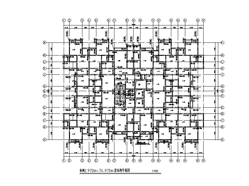 [分享]廉租房建筑平面图资料下载