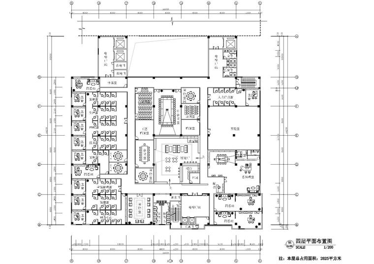 [分享]科技办公空间平面图资料下载