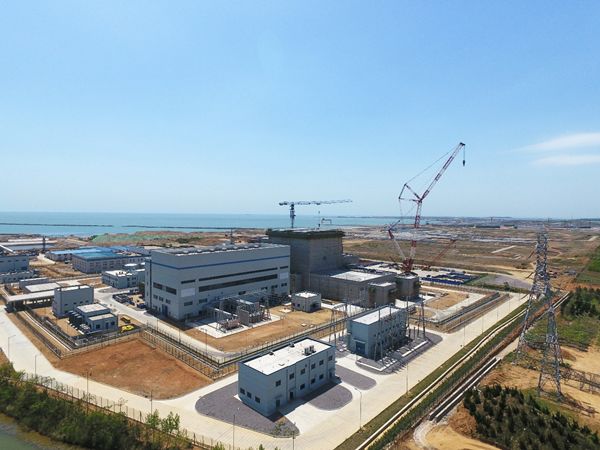 石岛湾核电站,即华能山东石岛湾高温气冷堆核电站示范工程.