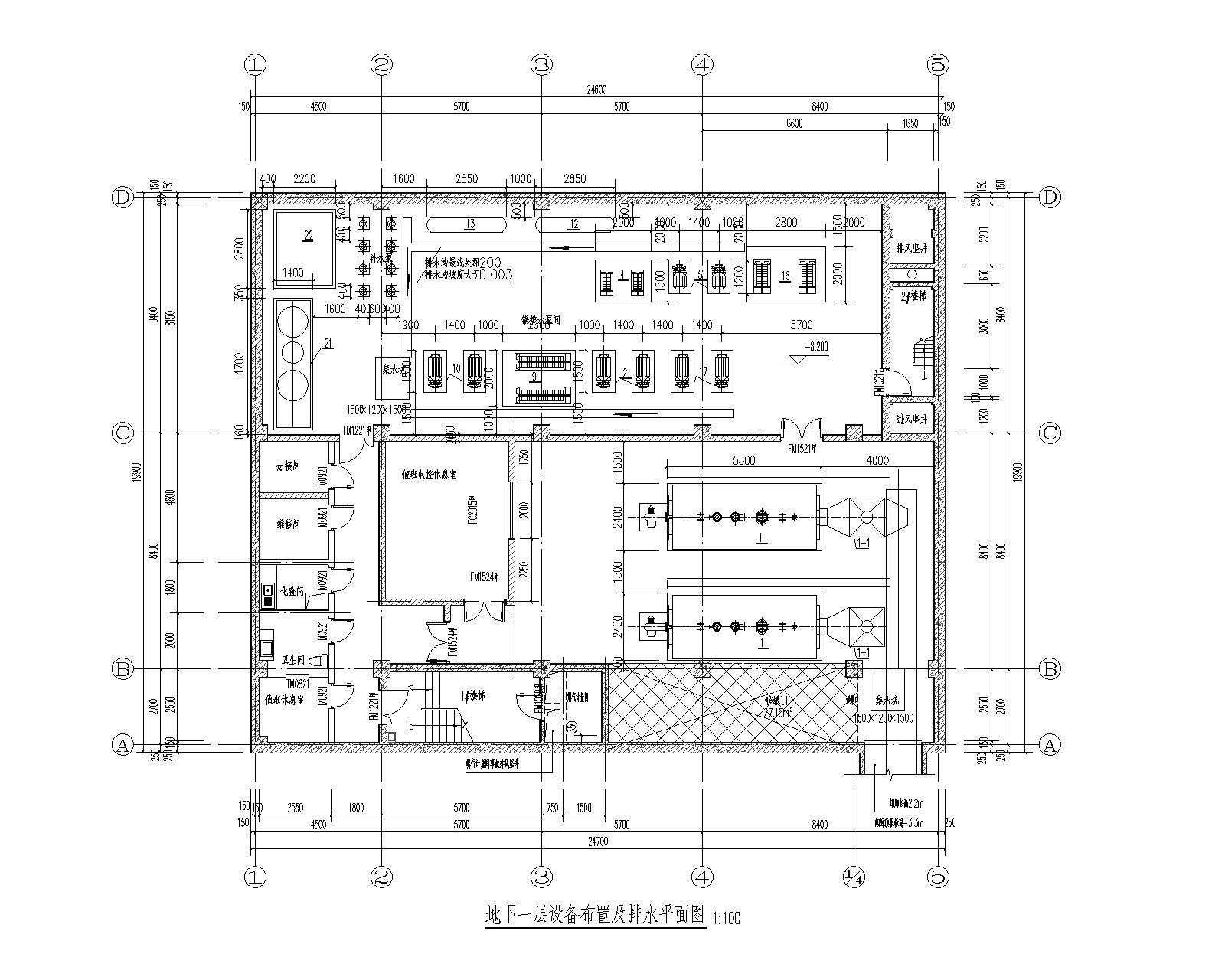 关键词:        设备布置及排水平面图锅炉房管道布置平面图