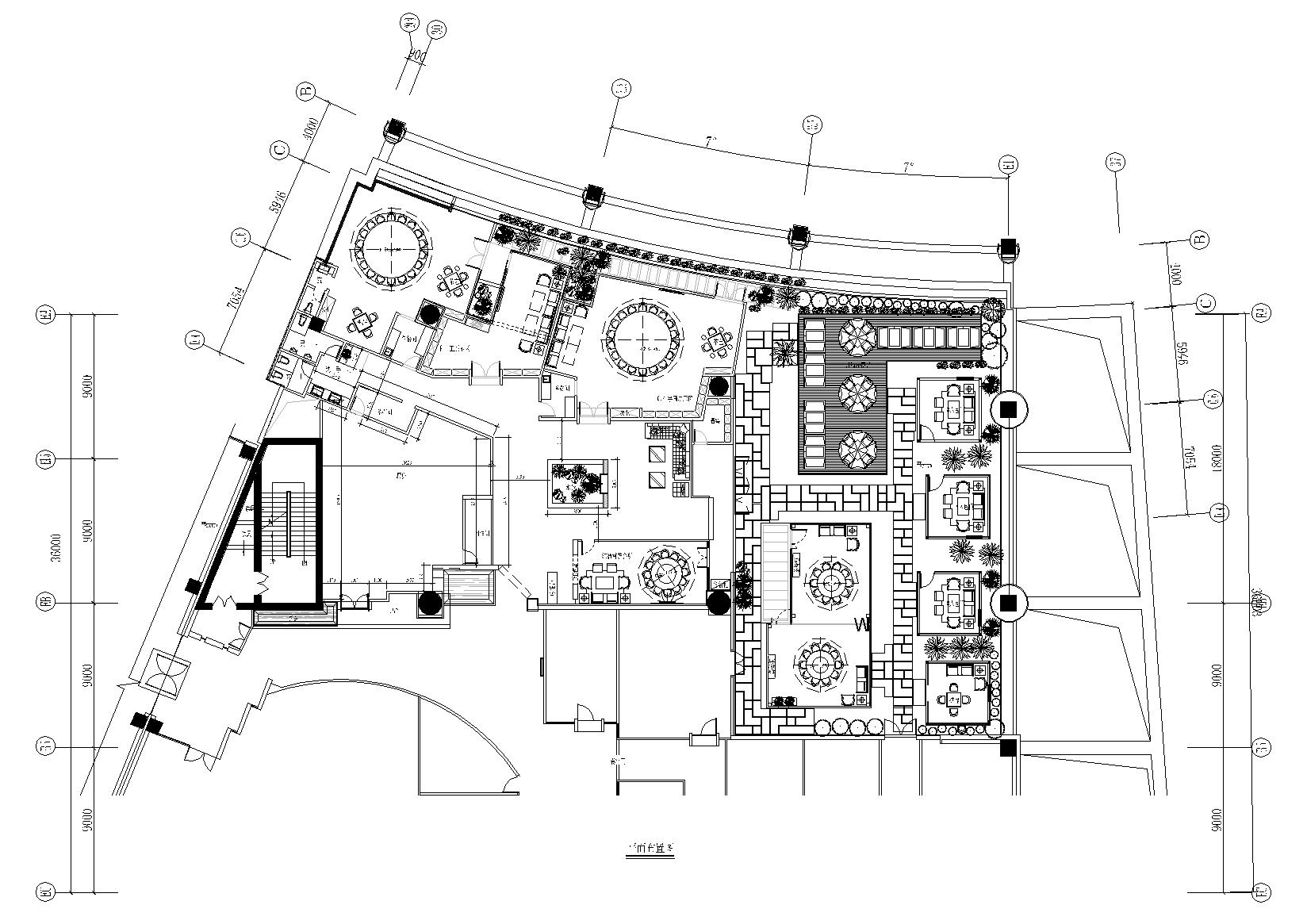 餐饮空间施工图加效果图资料下载-利百加-中式茶餐厅cad施工图 效果图