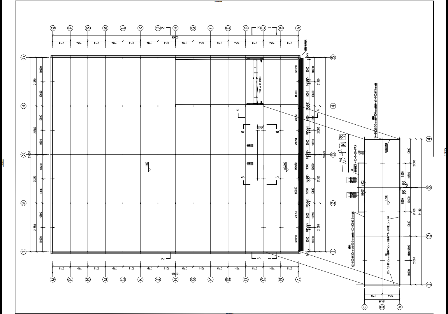 厂房完整建筑施工图资料下载-钢结构厂房工程建筑施工图(完整版)