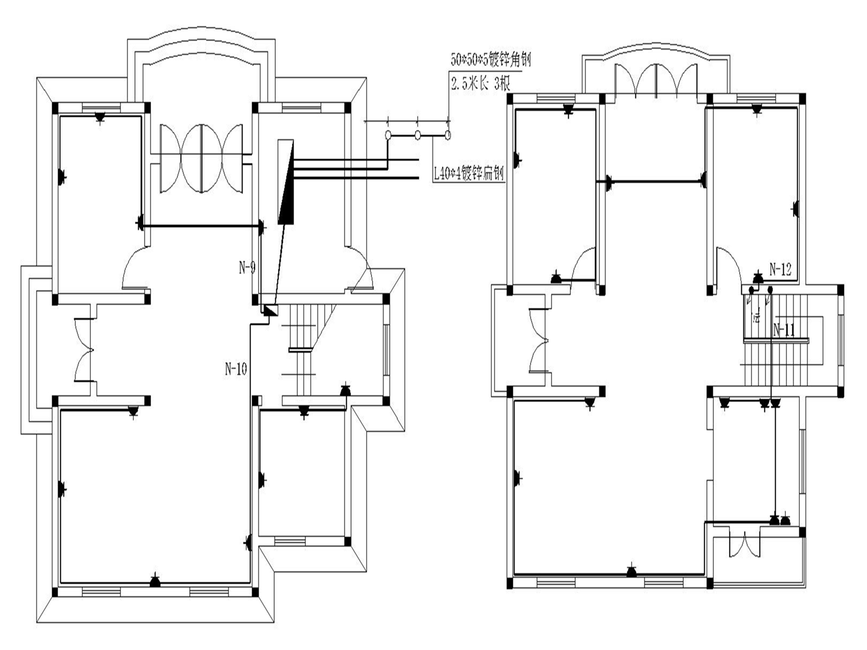 关键词 生态园电气施工图园林电气施工图空调插座