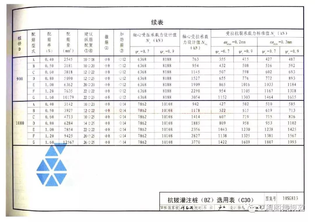 [分享]热门——10sg813钢筋混凝土灌注桩结构图集