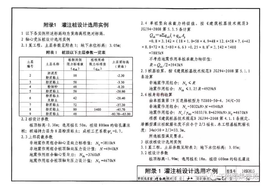 [分享]热门——10sg813钢筋混凝土灌注桩结构图集