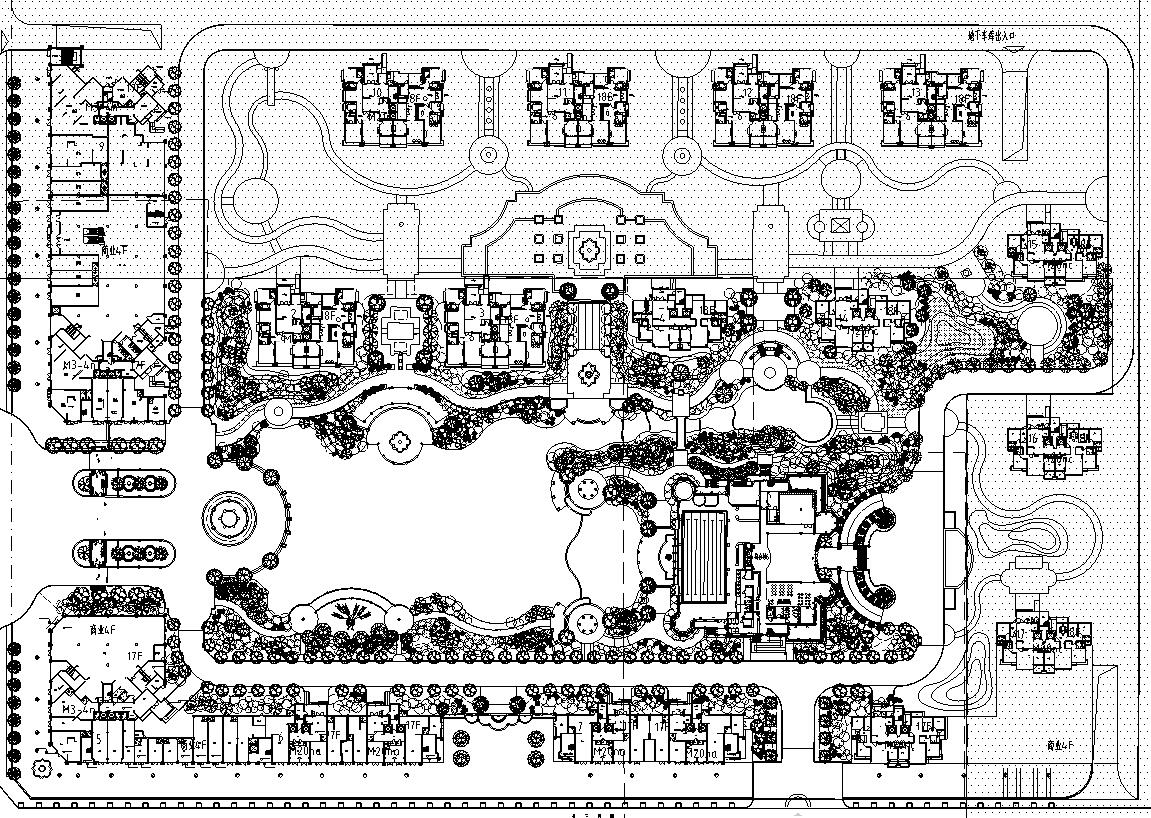 [分享]cad住宅小区图资料下载