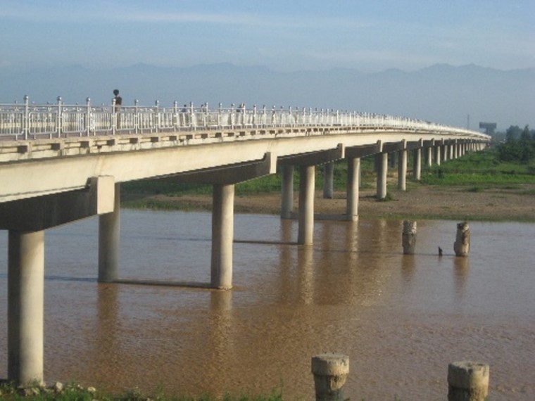 陕西省周至渭河桥