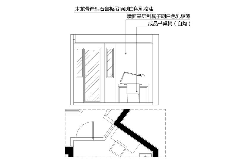 国博知名地产老人房立面图