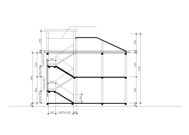 砖混结构独栋别墅建筑施工图(含结构水电图)