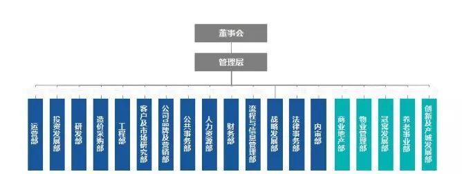 [分享]11家top级房企,最新组织架构大盘点!