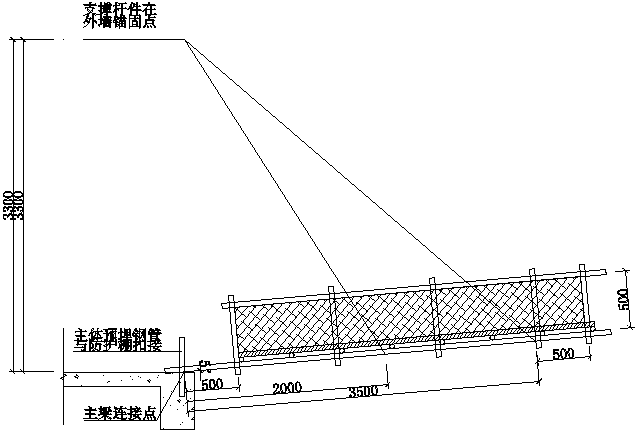 38侧立面示意图