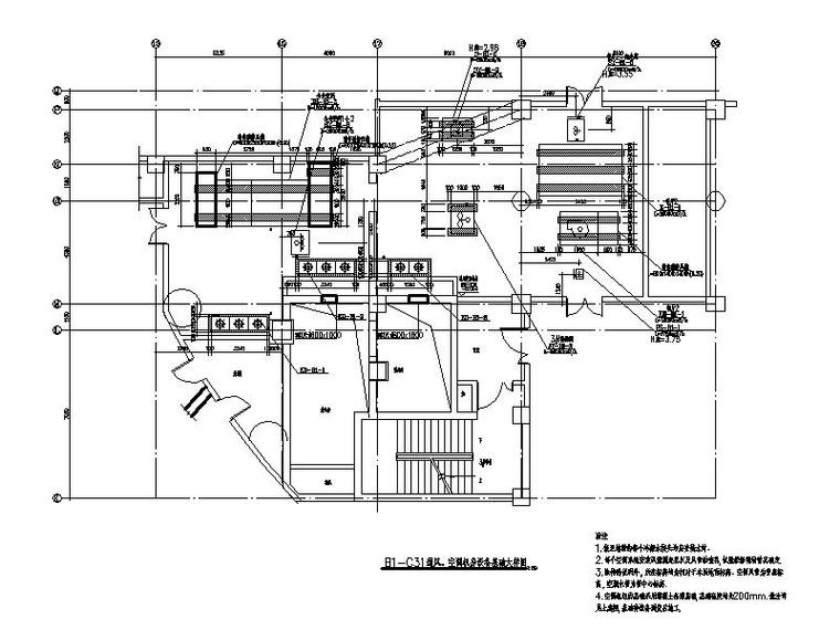 空调机房大样图cad-暖通节点详图-筑龙暖通空调论坛