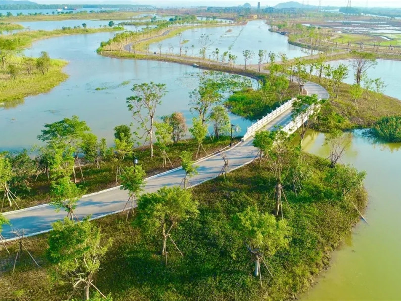 西咸沣河湿地生态公园资料下载-中山翠亨国家湿地公园