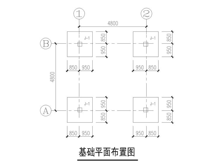 [上海]单层框架结构垃圾用房结构施工图