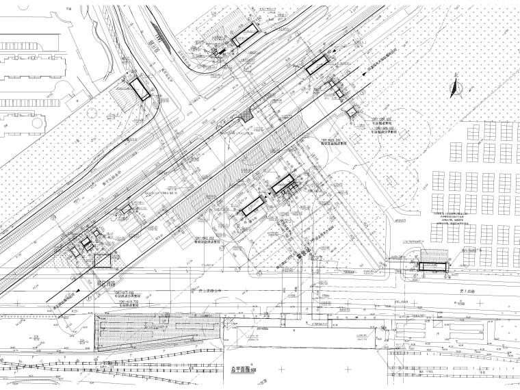 [北京]地铁八号线霍营站站口施工图 su模型