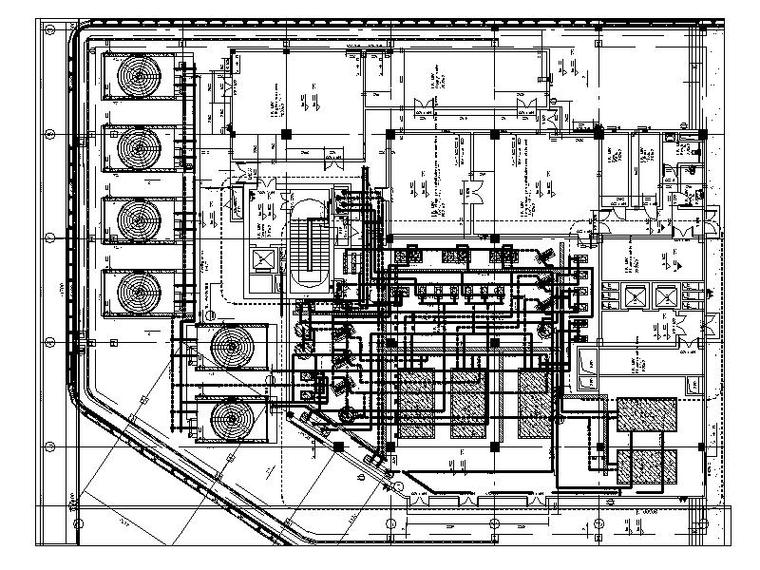 医院制冷机房详图cad