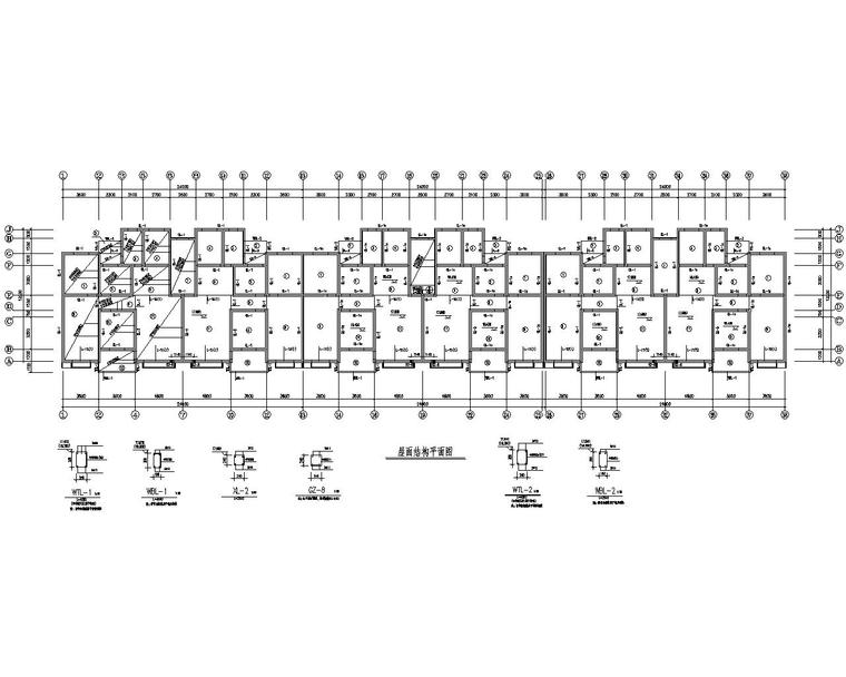 住宅 高度类别:多层建筑 地上层数:6层 图纸深度:施工图 民用建筑设计