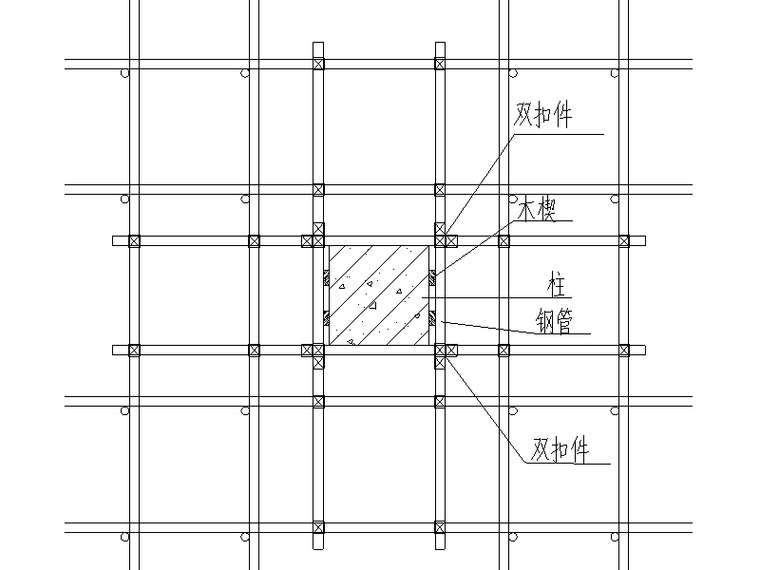 抱柱大样图