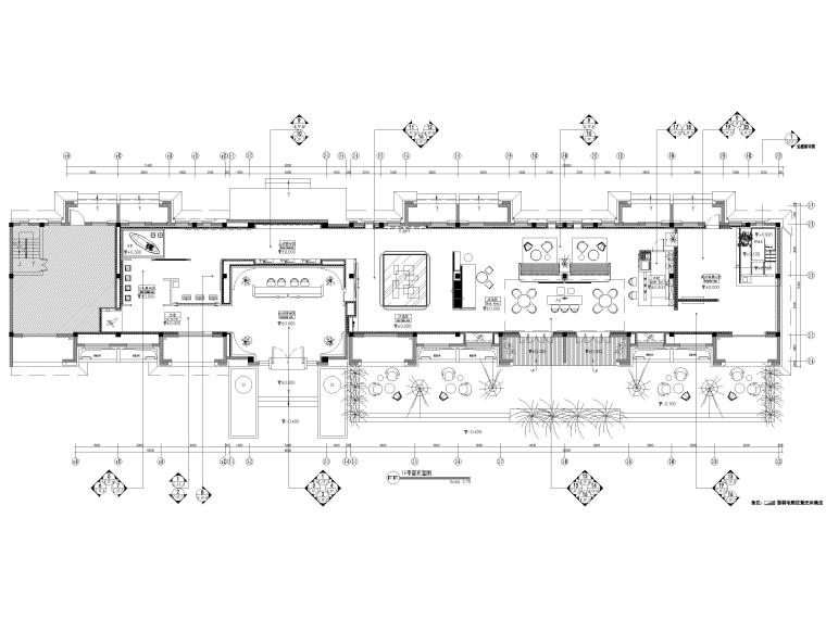 [浙江]杭州溪望二层售楼处室内设计施工图