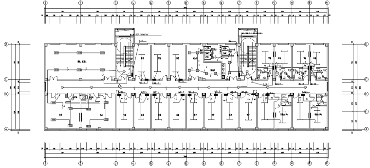 吉林某工厂综合办公楼电气施工图
