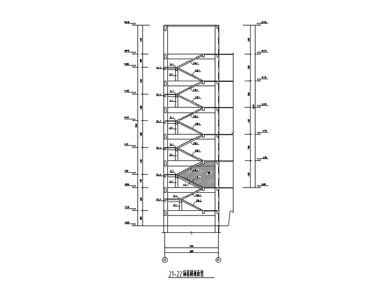 楼梯剖面图