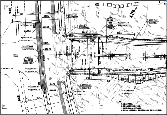 城市次干路道路工程全套施工图纸