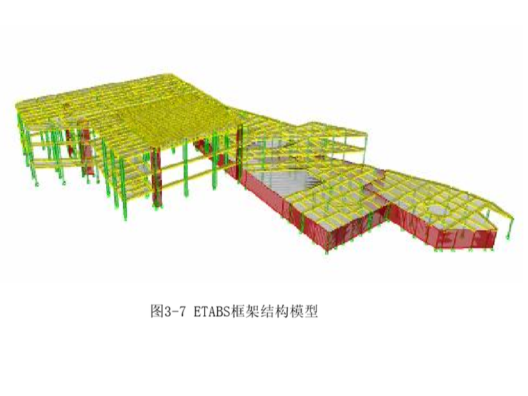 etabs框架结构模型