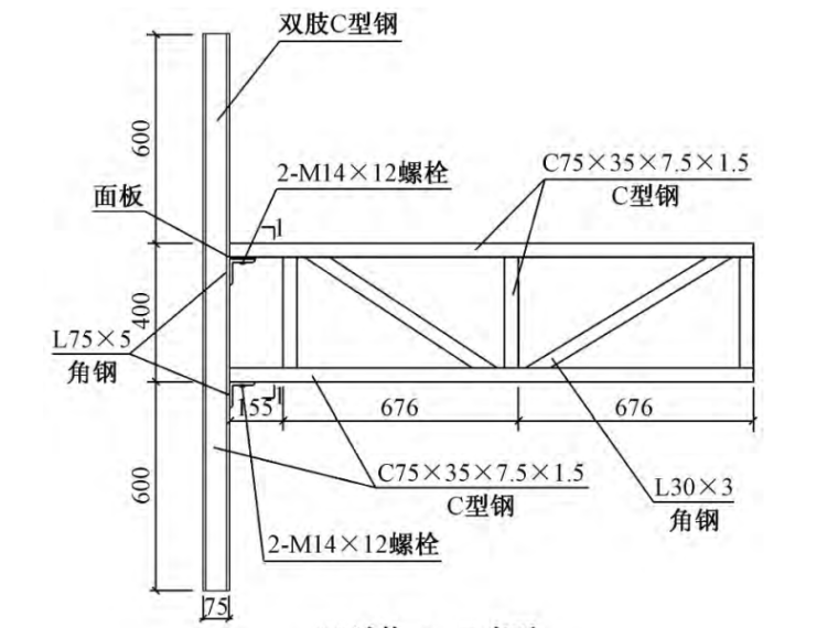 冷弯薄壁c型钢桁架梁柱节点抗震性能试验