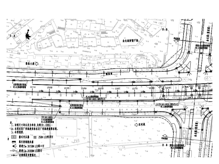 道路平面布置图