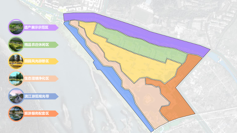 农耕文化公园景观设计 08 功能分区图
