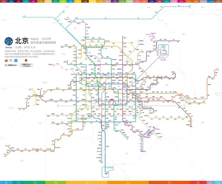 [分享]北京地铁2020规划资料下载