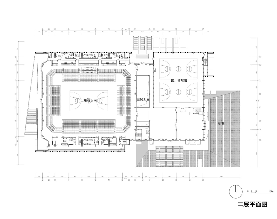 南京理工大学体育中心平面图 (4)