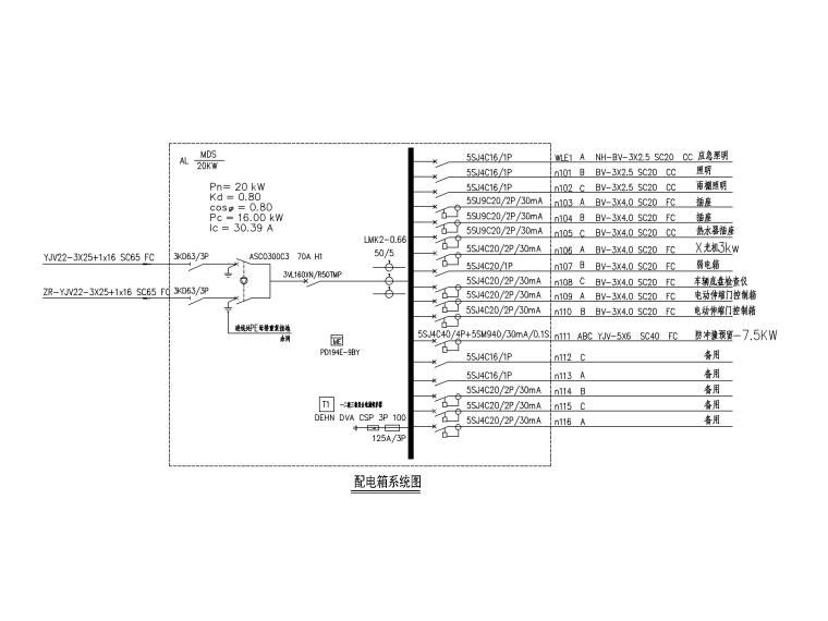 5配电箱系统图