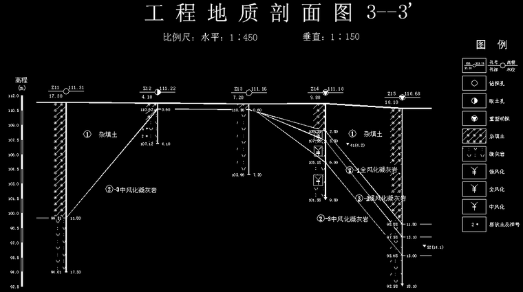 工程地质剖面图3