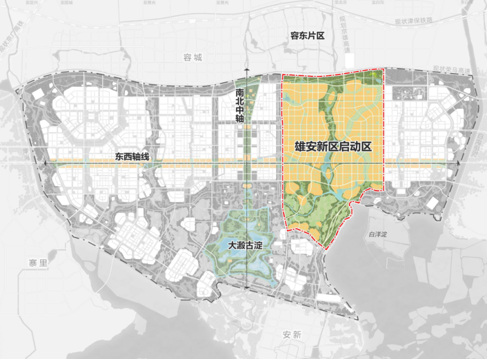 河北雄安新区启动区控制性详细规划2020