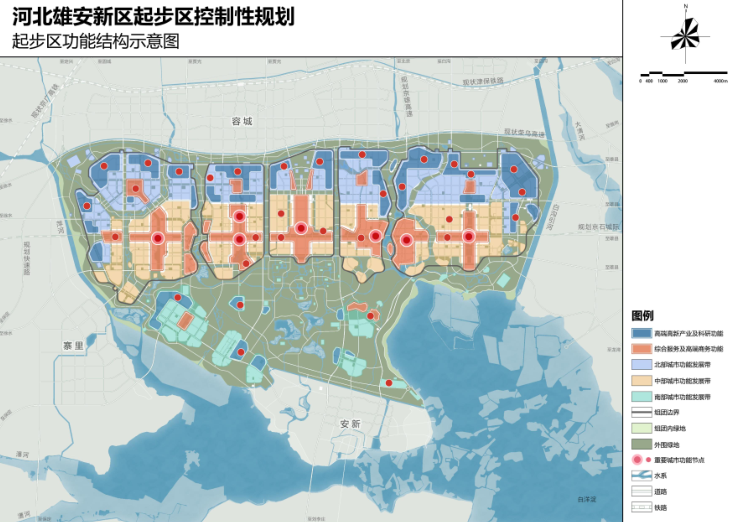 河北雄安新区起步区控制性规划2020