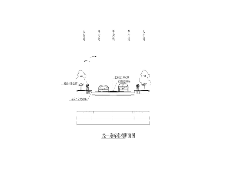 道路标准横断面图-模型