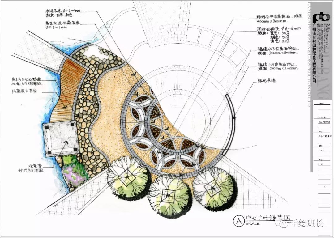 [分享]景观快题设计园路铺装100样式